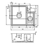 Abode Sandon 1.5 Bowl Ceramic Undermount/Inset Sink White