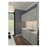 Abode Dune 1.5 Bowl & Drainer Granite Inset Sink Grey Metallic