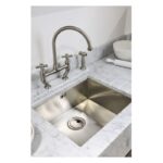 Abode Matrix R0 500mm 1 Bowl Undermount Sink Stainless Steel