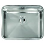 Abode Matrix R50 1 Bowl 500mm Undermount Sink Stainless Steel