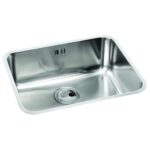 Abode Matrix R50 1 Bowl 500mm Undermount Sink Stainless Steel