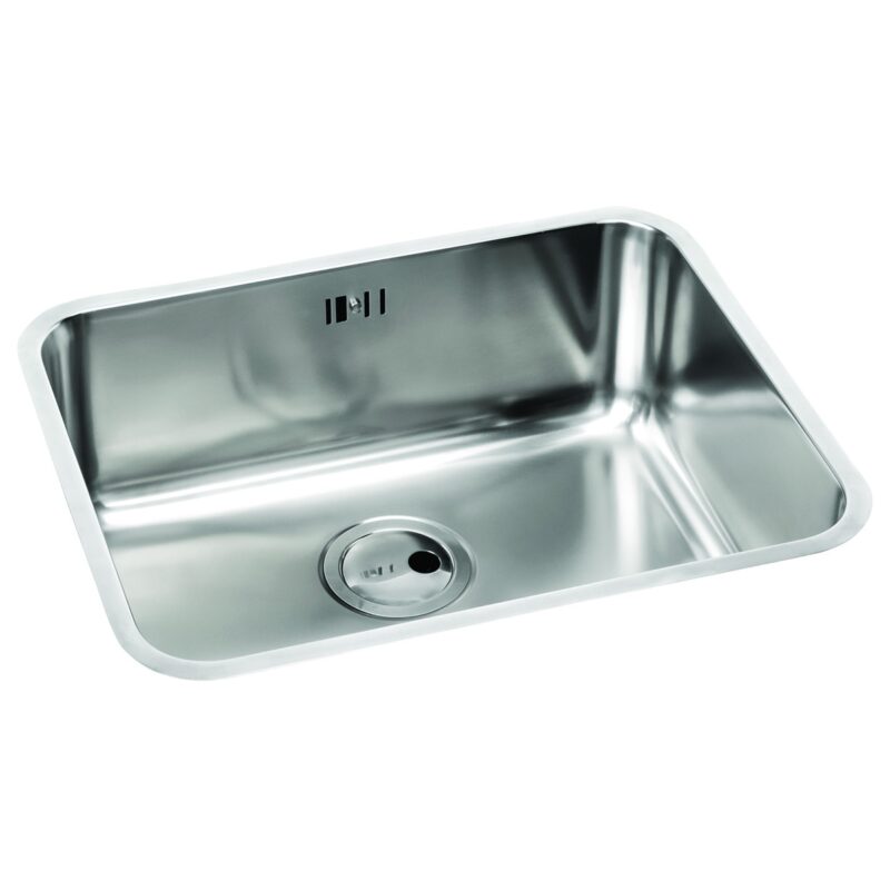 Abode Matrix R50 1 Bowl 500mm Undermount Sink Stainless Steel