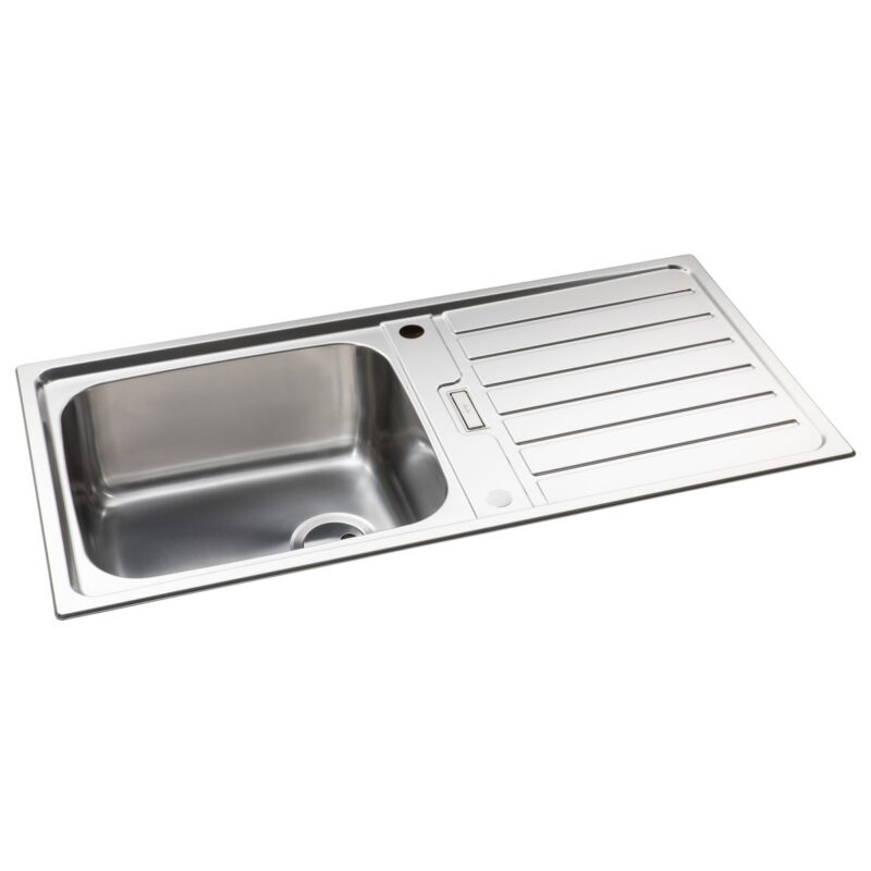 Abode Neron 1 Bowl & Drainer Inset Sink Stainless Steel