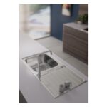 Abode Neron 1 Bowl & Drainer Inset Sink Stainless Steel