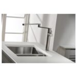 Abode Matrix R15 1.5 Bowl LHMB Undermount/Inset Sink Steel