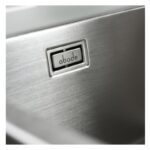 Abode Matrix R15 1.5 Bowl LHMB Undermount/Inset Sink Steel