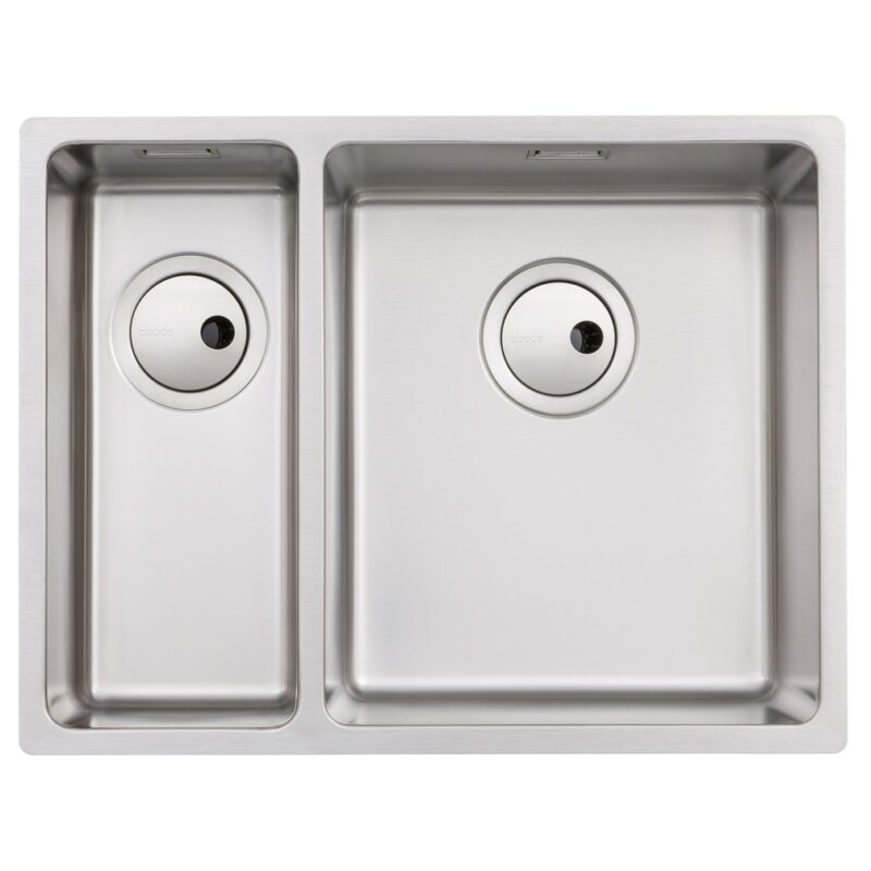 Abode Matrix R15 1.5 Bowl RHMB Undermount/Inset Sink Steel Abode Matrix R15 1.5 Bowl RHMB Undermount/Inset Sink Steel