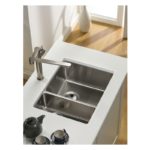 Abode Matrix R15 1.5 Bowl RHMB Undermount/Inset Sink Steel