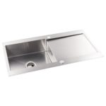 Abode Verve 1 Bowl & Drainer Inset Sink Stainless Steel