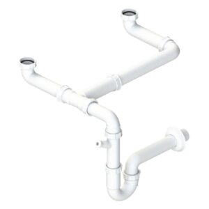 Abode Multi Bowl Pipework Kit White