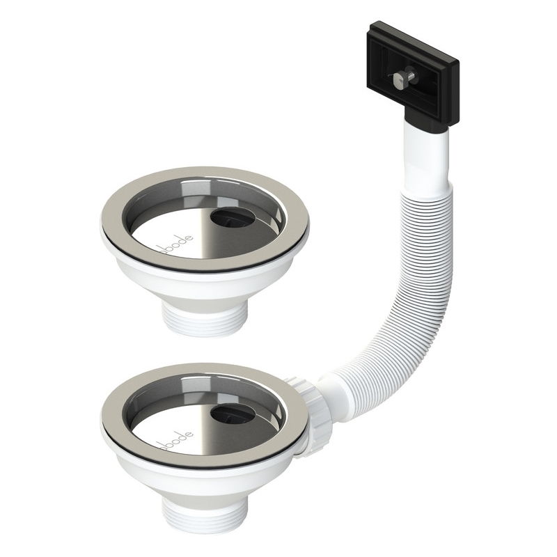 Abode Orbit Strainer Multi Bowl Sink Waste Kit Abode Orbit Strainer Multi Bowl Sink Waste Kit