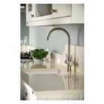 Abode Prostream 3 IN 1 Swan Spout Kitchen Tap Brushed Nickel