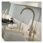 Abode Prostream 3 IN 1 Swan Spout Kitchen Tap Brushed Nickel