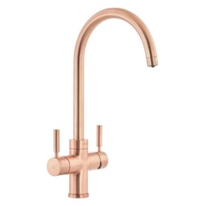 Abode Prostream 3 IN 1 Swan Spout Kitchen Tap Urban Copper