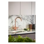 Abode Prostream 3 IN 1 Swan Spout Kitchen Tap Urban Copper