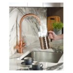 Abode Prostream 3 IN 1 Swan Spout Kitchen Tap Urban Copper