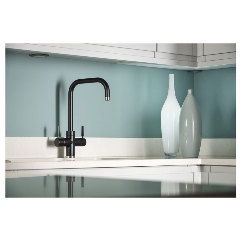 Abode Prostyle 3 IN 1 Quad Spout Kitchen Tap Matt Black