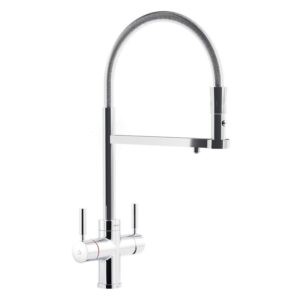 Abode 3 IN 1 Professional Monobloc Kitchen Tap Chrome