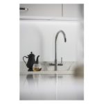 Abode Prothia 3 IN 1 Swan Spout Slimline Kitchen Tap Chrome