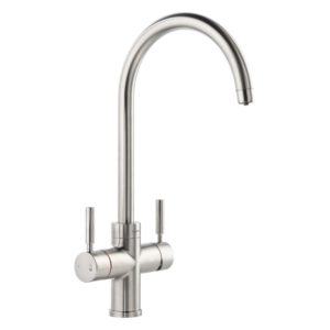 Abode Propure 4 IN 1 Swan Spout Kitchen Tap Brushed Nickel