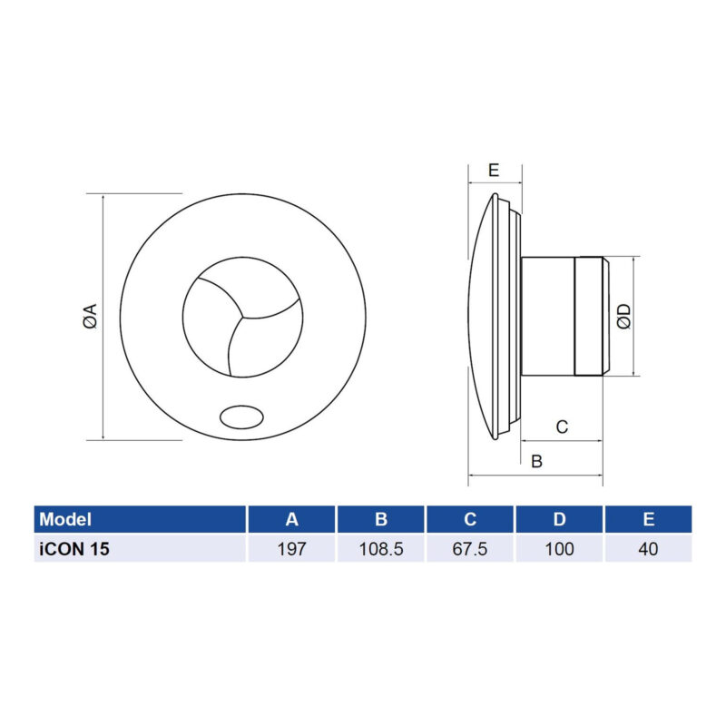 Airflow iCON 15 Extractor Fan White