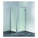 April Identiti2 700mm Hinged Semi-Frameless Shower Door