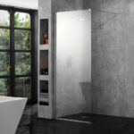 Aquadart 10mm 800mm Wetroom Panel Clear Glass