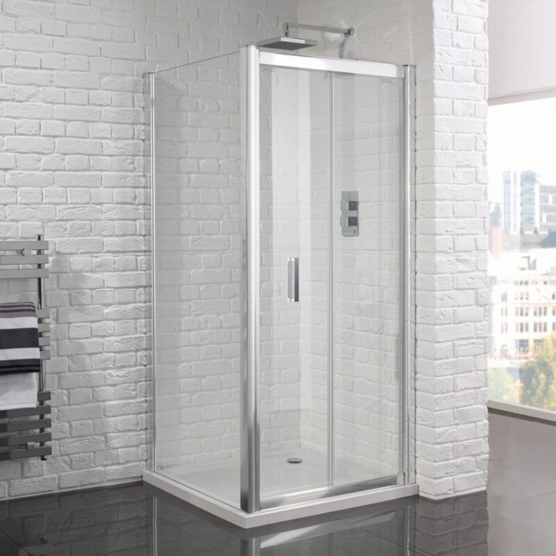 Aquadart Venturi 6 Frameless Bifold Shower Door 1000mm