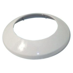 Aqualisa Varispray Fixed Shower Head Cover Plate White