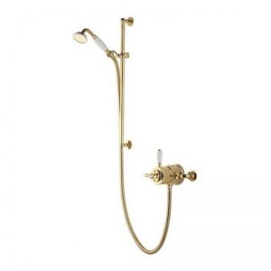 Aqualisa Aquatique Flexi Shower Kit Exposed Gold