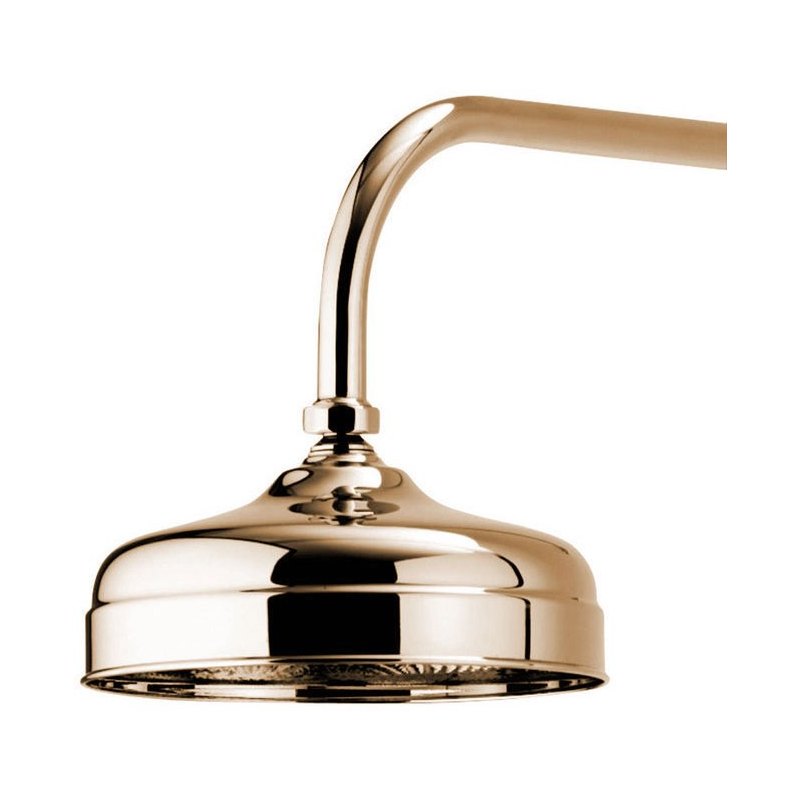 Aqualisa Aquatique Fixed Shower Head 8"' Gold 580.04