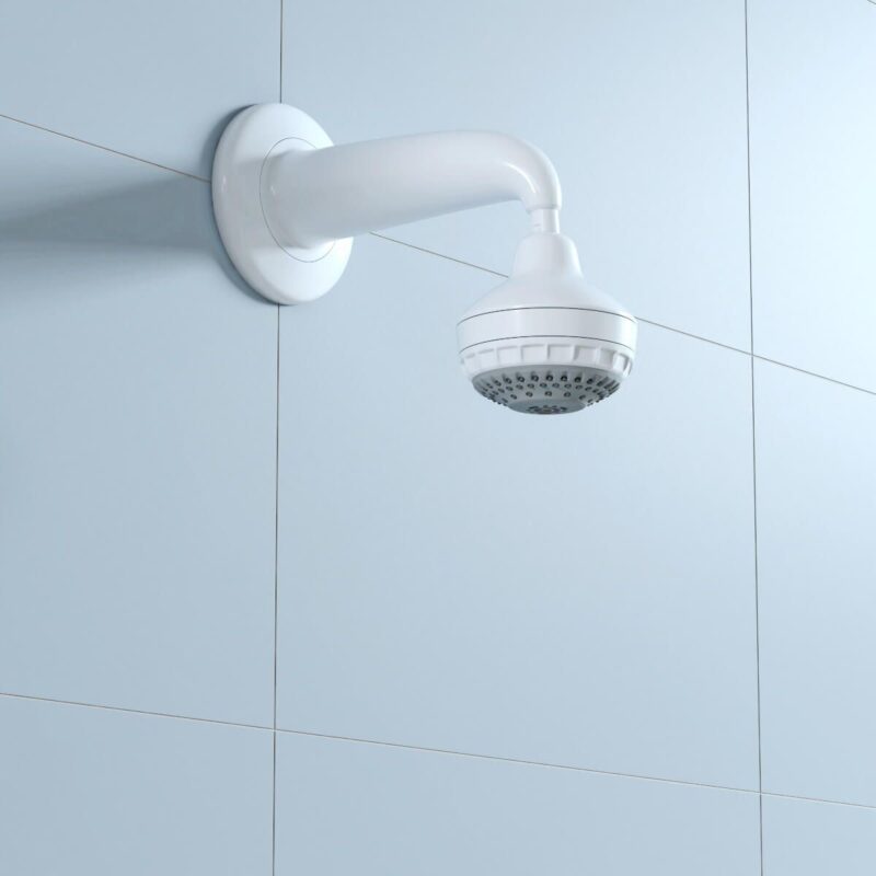 Aqualisa Varispray Fixed Head 3 Spray Option Showerhead White