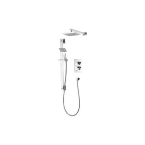 Aqualisa AQ Concealed Shower with Adjustable Kit & Fixed Head Square