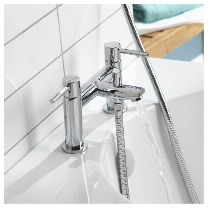 Aqualisa Uptown Bath Shower Mixer Tap Chrome