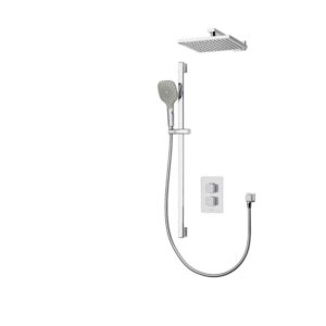 Aqualisa Dream Thermostatic Shower with Adjustable & Wall Head Square