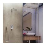 Aqualisa Dream Thermostatic Shower with Handset & Fixed Head Round