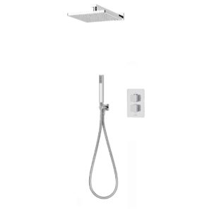Aqualisa Dream Thermostatic Shower with Hand Shower & Head Square