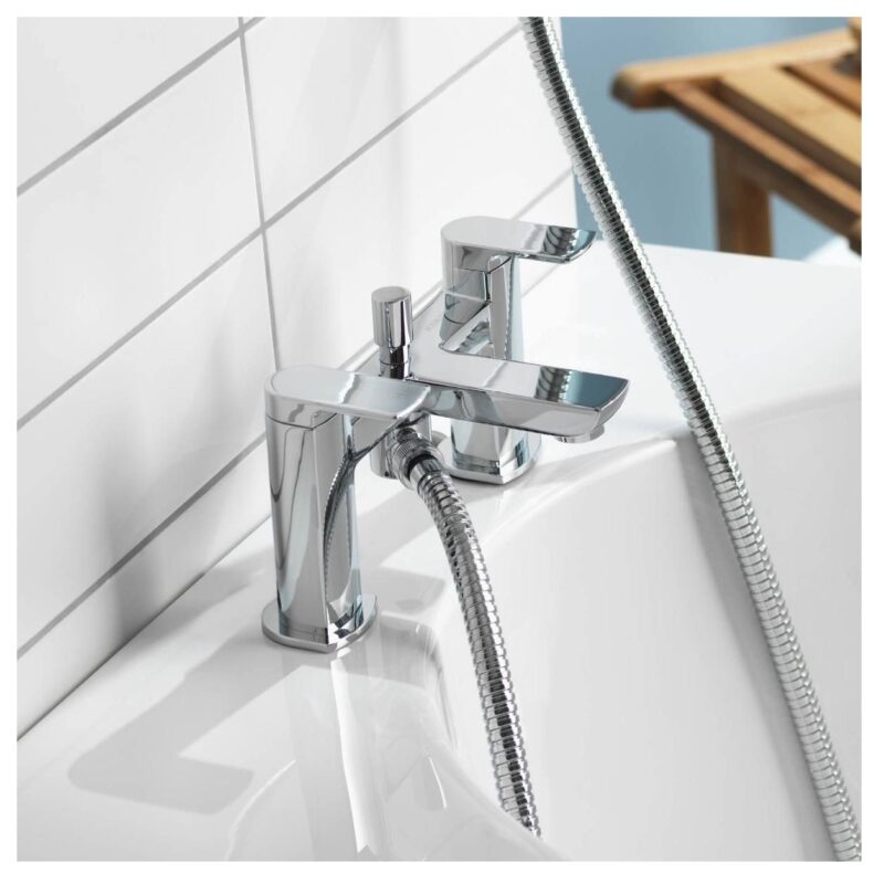 Aqualisa Downtown Bath Shower Mixer Tap Chrome