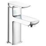 Aqualisa Downtown Basin Mixer Tap Large Chrome