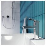 Aqualisa Downtown Basin Mixer Tap Large Chrome