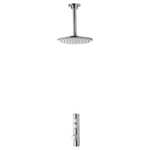 Aqualisa iSystem Smart Concealed Shower with Ceiling Head (HP/Combi)