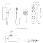 Aqualisa iSystem Smart Concealed Shower with Adjustable Head (HP/Combi)