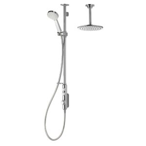 Aqualisa iSystem Smart Exposed with Adjustable & Ceiling Heads (HP/Combi)