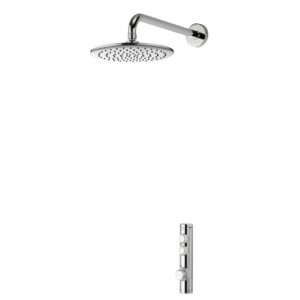 Aqualisa iSystem Smart Concealed Shower with Wall Head (Gravity Pumped)