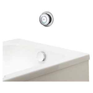 Aqualisa Quartz Classic Smart Bath with Overflow Filler (Gravity Pumped)