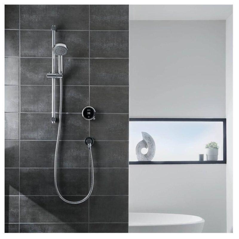 Aqualisa Quartz Touch Smart Shower with Adjustable Head (HP/Combi)