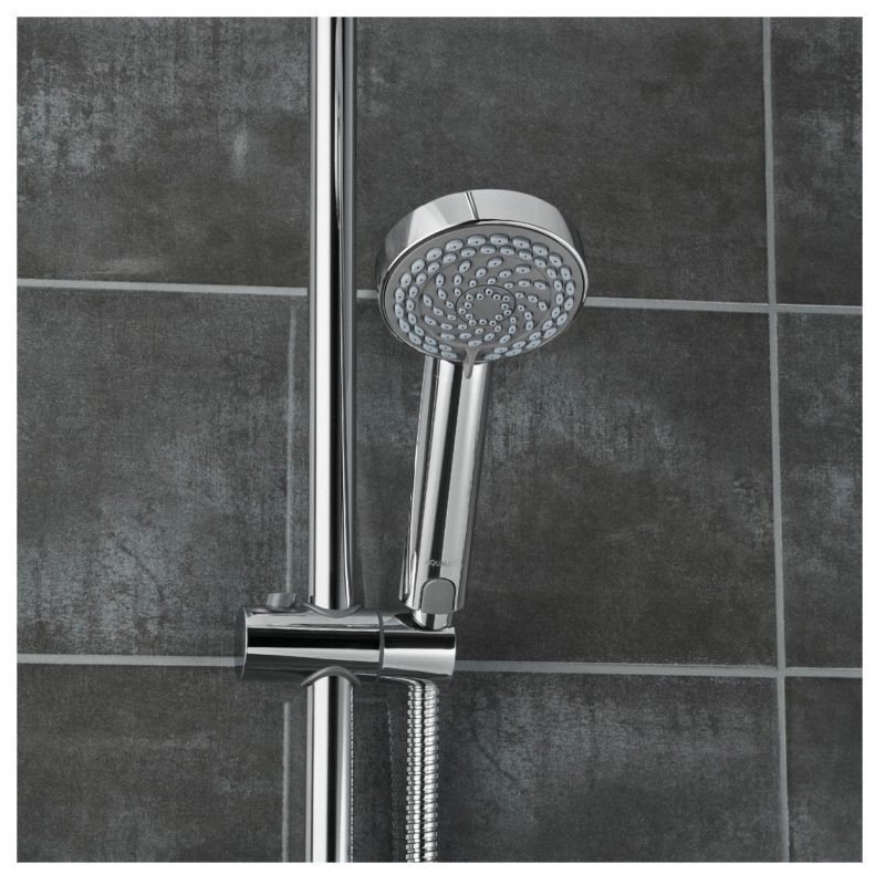 Aqualisa Quartz Touch Smart Shower Exposed with Adjustable Head (Gravity Pumped)