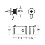 Armitage Shanks Sensorflow 21 Shower Valve Link A4186 Chrome