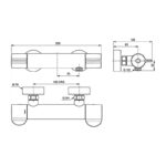 Armitage Shanks Contour 21+ Thermostatic Shower Valve A6876