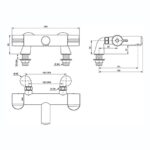 Armitage Shanks Contour 21+ Thermostatic Bath Filler Tap